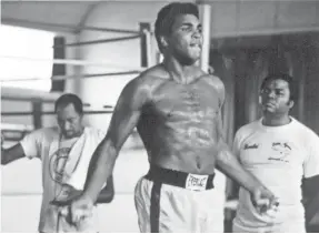  ?? HOWARD L. BINGHAM/GRAMERCY PICTURES ?? Muhammad Ali starred in the 1996 documentar­y film “When We Were Kings.”