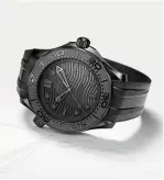  ??  ?? OMEGA, Seamaster Diver 300M Black Black.