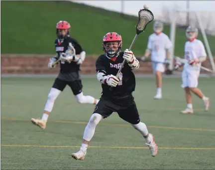  ?? AUSTIN HERTZOG - MEDIANEWS GROUP FILE ?? Boyertown senior Ryan Barnes, pictured during a 2019game at Owen J. Roberts.