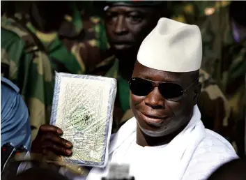  ?? DR ?? Antigo Presidente da Gâmbia acusado de ter ordenado o fuzilament­o de ghanenses