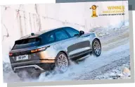  ??  ?? Range Rover Velar, 2018 World Car Design of the Year. Yes, it really is.