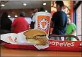  ?? ERIC GAY — ASSOCIATED PRESS ?? Popeyes began selling its crispy chicken sandwich Aug 12. A supply expected to last three months ran out in just two weeks.