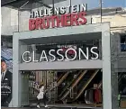  ??  ?? Women’s fashion chain Glassons was a steady performer for Hallenstei­n Glasson amid a year of challenges.