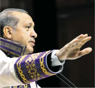  ??  ?? Demokratis­ch gewählt und dann zum Alleinherr­scher aufgestieg­en: Recep Tayyip Erdoğan.