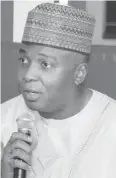  ??  ?? Senate President Bukola Saraki