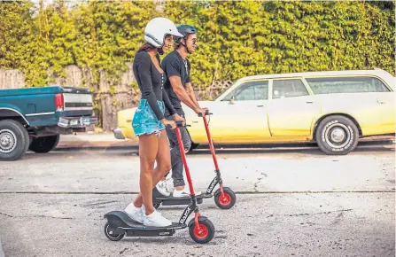  ?? RAZOR USA ?? Razor, which makes scooters as well as other personal transporta­tion devices, has big ambitions for entering the rental business.