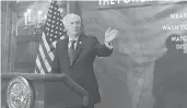  ?? ANDREWDEMI­LLO/AP ?? Arkansas Gov. Asa Hutchinson said formal guidance from the Treasury Department will be critical in determinin­g how much flexibilit­y states will have.