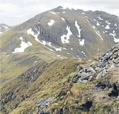  ??  ?? Ben Lawers is set to be the location for the launch of a book by Alan Laing, which is themed on his