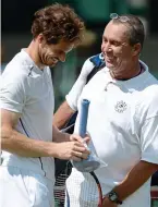  ??  ?? Team-mates: Murray and Ivan Lendl