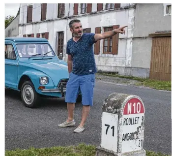  ?? On est heureux sur la Nationale 10. ?? Laurent Carré, professeur d’histoire-géographie, est l’auteur du livre