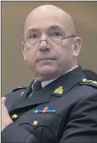  ?? — THE CANADIAN PRESS FILES ?? A 2012 allegation prompted a probe of RCMP Commission­er Bob Paulson’s conduct and forced him to issue an apology.