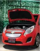  ?? MELISSA FERNáNDEZ ?? El Chevrolet Spark es otro de los modelos que se comerciali­za.