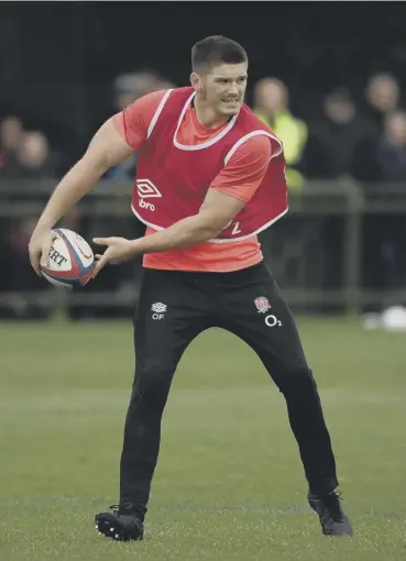  ?? ?? Captain Owen Farrell is waiting on the outcome of further lateral flow and PCR tests