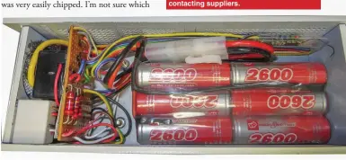  ??  ?? A white box covers the LEDs, the black box is the buzzer, followed by the PCB, batteries and tucked in at the back, the Micron Rx chip.