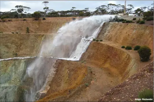  ??  ?? Rockwater assisted Western Areas to effectivel­y dewater deposits to assist the undergroun­d mining. Image:Rockwater.