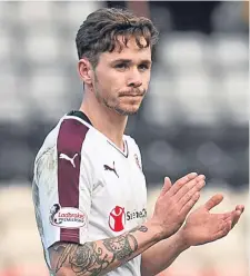  ??  ?? Former Hearts winger Sam Nicholson.