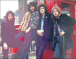  ?? ?? Queen in 1970, the year the rock group was formed