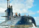  ??  ?? L’ultimo viaggio Il sottomarin­o Ara San Juan