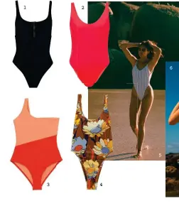  ??  ?? 5 6
Maillots une-pièce
1. Dos Gardenias.
2. Jade. 3. Casa| Raki. 4. Fendi.
5. Vitamin A.
6. Fisch. 7. Pamela Anderson, Yasmine Bleeth et Nicole