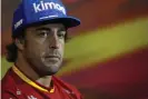  ?? García/EPA ?? Fernando Alonso was unimpresse­d with the stewards in Barcelona. Photograph: Alejandro