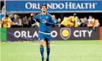  ?? CASSIE ARMSTRONG/ORLANDO SENTINEL ?? Orlando City will receive payment from Kaká’s former club, São Paolo, after a years-long dispute.