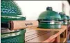  ?? CONTRIBUTE­D BY HENRI HOLLIS ?? The Big Green Egg headquarte­rs has no shortage of grills.