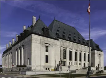  ?? Policy photo ?? The Supreme Court Building in Ottawa, architect Ernest Cormier’s masterpiec­e, home to Canada’s highest court since 1944.