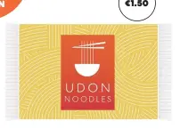  ?? ?? 2 packs udon noodles €1.50