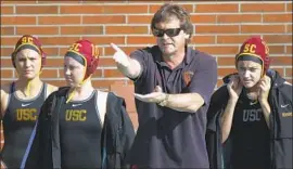  ?? Brian van der Brug Los Angeles Times ?? LONGTIME USC water polo coach Jovan Vavic, pictured in 2011, has been fired. He is accused of taking $250,000 in bribes as part of the larger scandal.