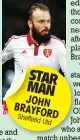  ??  ?? STAR MAN JOHN BRAYFO
RD Sheffie
ldUtd