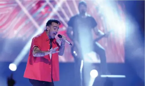  ?? NATHAN DENETTE/THE CANADIAN PRESS FILE PHOTO ?? After sexual-misconduct allegation­s from young fans, Hedley was dropped by its management team, opening acts on their tour and radio stations.