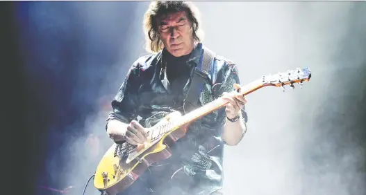  ?? LEE MILLWARD ?? Steve Hackett, who cut his teeth with Genesis during that band’s early years, brings his Genesis Revisited for its Edmonton debut at the Winspear Centre on Feb. 27.