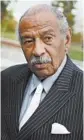  ?? MARK WILSON/GETTY ?? U.S. Rep. John Conyers was first elected in 1964, becoming one of five African Americans in the House.