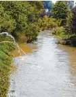  ?? Archivfoto: Erich Echter ?? Gerade die kleinen Gewässer in Baar können bei Starkregen schnell überlastet sein. Hochwasser­schutz war nun Thema im Gemeindera­t.