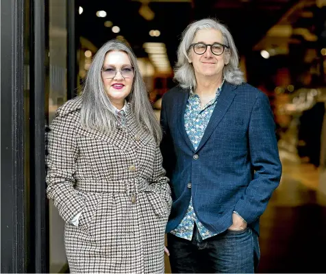  ?? Photos: ROSA WOODS/STUFF ?? Usedfully founders Bernadette Casey and Peter Thompson are trying to close the fashion loop in New Zealand.