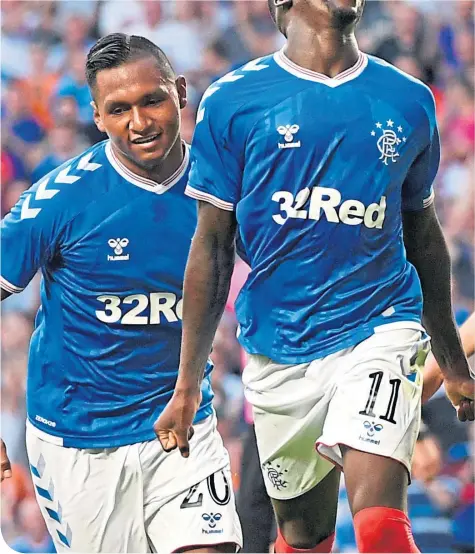  ??  ?? Sheyi Ojo has been an instant hit since his move to Ibrox on loan