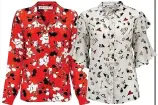  ??  ?? Red Magnolia Girlfriend Shirt, £145, Doodle chalk Frankie Shirt, £140, lilyandlio­nel.com