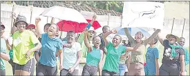  ?? (File pic) ?? Fonteyn High School pupils during their athletics last Friday at the Prince of Wales Sports Ground. This does not mean the pupils in the picture are directly linked to the story.