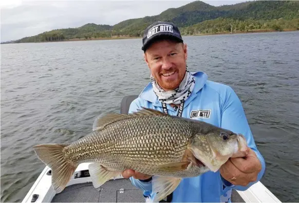  ?? Photo: Contribute­d ?? GOOD CATCH: Hot Bite’s Jason Earlich hooked this giant Somerset bass recently.