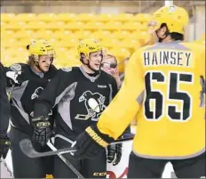  ??  ?? Ron Hainsey has missed six games with an upper-body injury.