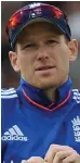  ??  ?? Frustrated: Eoin Morgan last night