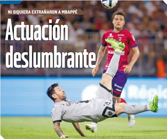  ?? ?? El argentino firmó su doblete con remate de chilena, tras controlar el balón con el pecho y de espalda a la portería.