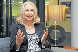  ?? /Russell Roberts /Financial Mail ?? Laying cards on the table: Investec chief economist Annabel Bishop says SA could face further credit rating downgrades if 2018 growth disappoint­s.