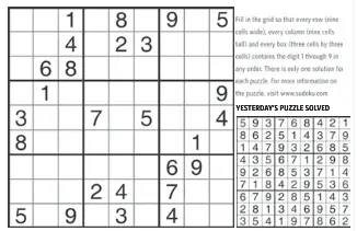 sudoku pressreader