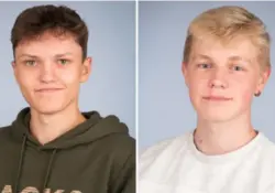  ?? PRIVAT (FRIGITT AV POLITIET I SAMRÅD MED PÅRØRENDE) ?? Alexander Kro Hanssen (18), til venstre, og Mikael Åvedal Bakken (16) omkom i ulykken på Moi.