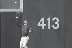  ?? MATT YORK/AP ?? D-Backs outfielder Pavin Smith is likely to see the bulk of the time in center while Ketel Marte recovers from another strained hamstring.