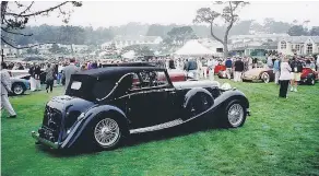  ?? PNG ?? The multi-award winning 1936 Lagonda owned by Crescent Beach Concours d’Elegance organizers Laurel and Colin Gurnsey.