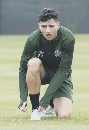  ??  ?? 0 Celtic winger Michael Johnston could make his European debut tonight at home to Alashkert.