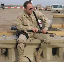  ?? (Wikimedia Commons) ?? ELAN CARR on a US Army tour of duty in Iraq.