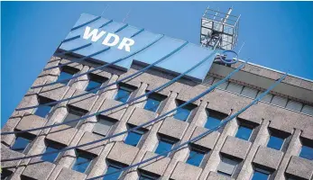  ?? FOTO: DPA ?? Keine gute Zeit für den WDR, den größten Sender im ARD-Verbund mit Sitz in Köln: In drei Filmen der Dokumentat­ionsreihe „Menschen hautnah“wurden Verstöße gegen journalist­ische Standards festgestel­lt.